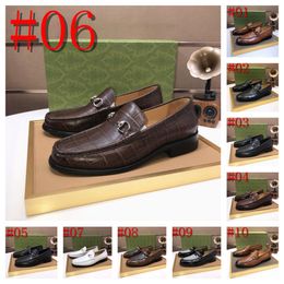 40 style High Quality GENUINE LEATHER CASUAL SHOES MENS LOAFERS 21SS Slip-On Moccasin Driving SHOES Black Red Wedding FORMAL DESIGNERS DRESS MEN Sneakers Size 6.5-12