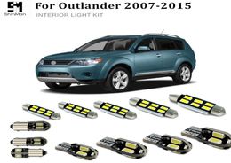 Shinman 7X Error Auto LED Bulbs Car Interior Lights Kit Lamps For Mitsubishi Outlander accessories 200720166556774