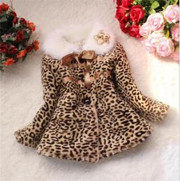 2020 Girls039 and Children039s Wear Leopard print fur coat for girls Girls fur coat 26 years old high quality17731271