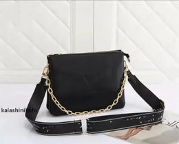 6A 2023 luxurys Fashion COUSSIN women designers bag genuine calf leather embossed Chain carry Purse clutch crossbody handbag shouler bag