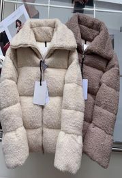 Women039s Winter jackets White Duck Down Jacket Woman long Puffer Coat thick warm Women Real wolf Fur Collar coats Hooded Water7650731