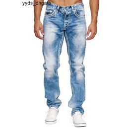 Purple Jeans Waist Fashion Men High Skinny Pant Mens Denim Boyfriend Pants Spring Autumn Straight Biker Black Blue Trousers Jean MKBB