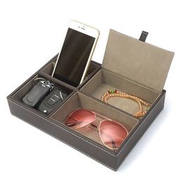 Jewellery storage box Jewellery watch glasses household desktop storage Jewellery tray