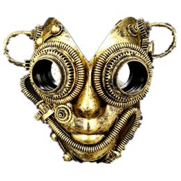 Steampunk Sunglasses Unisex Retro Funny Masks Bronze Colour Originality Glasses for Fashion Masquerade Party Halloween Spectacles