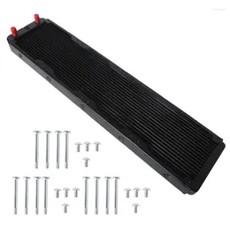 Computer Coolings 1/4" Aluminium 18 Pipe Heat Exchanger Radiator For PC CPU CO2 Water