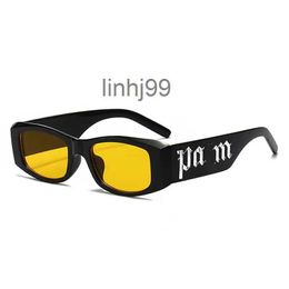 Sunglasses Palmangel Small Frame White Letter Womens Designer Street Photo Concave StylesGVXW