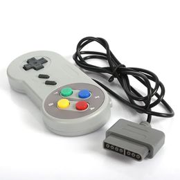 Игровые контроллеры Джойстики 16-битный контроллер ABS Геймпад для Super SNES System Console Control Pad