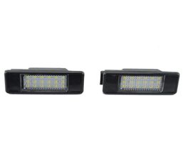 1 Pair Error 18 LED Licence Plate Light for Peugeot 207 308 Citroen Berlingo C2 C3 Pluriel Baujahr 20042009 C4 C5 C6 DS3 P125212230