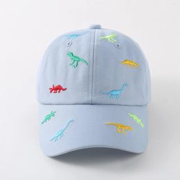 Berets Kids Baby Girls Boys Peaked Cap Cartoon Dinosaur Baseball Hat Sunshade
