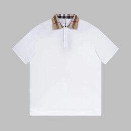 Polo Shirt Short Sleeved Fashion Casual Men's Summer T-shirt Available in Multiple Colors UK Size S-XL