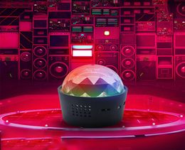 Mini RGB Crystal Magic Ball DJ Disco Ball LED Stage Light Portable Car Indoor Atmosphere Lights USB Christmas Laser Projector Club3336023