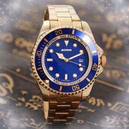 Famous Mens Back Blue Red Dial Watch Quartz Movement Male Time Clock Table Full Stainless Steel Band Three Pins Him Boy Analogue Casual Chain Bracelet Wristwatch Gifts