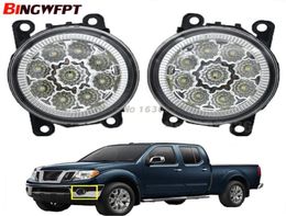 2x Super Bright LED Fog Light With Angel eye white light For Nissan Xterra 20052015 For Nissan Frontier 200520154065465