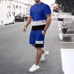 Men's Tracksuits Quick DryS 3D Short Sleeve Suit Shorts Beach Tropical HawaiianSS Body Sports Suits