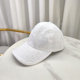 New men's designer Baseball hat woman for fashion luxury snapback Golf Sun cap Classic Letter summer sunshade White cowboy Adjustable high quality truck hat