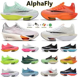 ZoomX AlphaFly NEXT% Running Shoes Men Women Sneaker Prototype Total Orange Mint Foam Ekiden Scream Green Men Trainers Sports Sneakers Platform Jogging Shoe 36-45