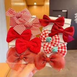 Children's Rubber Bands Baby Ropes Girl Fabric Flower Bows Non Damaging Accessories Cute Hair Loops Ponytail Head wear