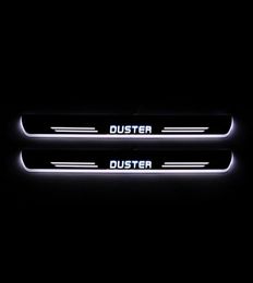 Moving LED Welcome Pedal Car Scuff Plate Pedal Door Sill Pathway Light For Renault Duster 2015 2016 2017 20183160616