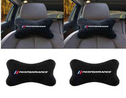 Seat Cushions Car Cotton Flannel Neck Pillow Headrest Belt for BMW 1 3 5 7 Series F20 F21 F30 F31 F11 F01 F02 G20 G30 X1 X3 X4 X5 4832087