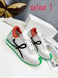 Men Designer Shoe Casual Shoes New Womens Shoes Leather Lace-up Sneaker Lady Platform Running Trainers Thick Soled Woman Gym Sneakers Large Size 34-45 with Box