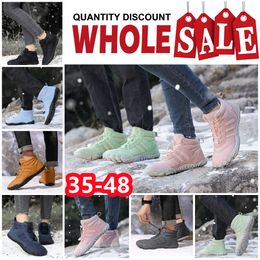 Designer shoes fur sneakers sports Hiking Shoes Ankle Booties High Top Ankle Boots Non-slip Lightweights Soft Mens Women eur 35-48 comfortable