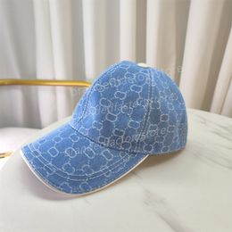 men's designer Baseball hat woman for fashion luxury snapback Golf Sun cap Letter embroidery summer sunshade Sky Blue cowboy Adjustable high quality truck hat