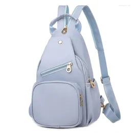 School Bags Small Backpack Women 2024 Korean Fashion Sports Mini Backpacks Womens Black Blue Pink Stylish Bag Mochila Coreana Zaino Donna