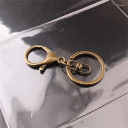 Keychains 10Pcs Key Ring Lobster Clasp Hook With Chain Split Keychain For DIY Supplies Jewelry Making