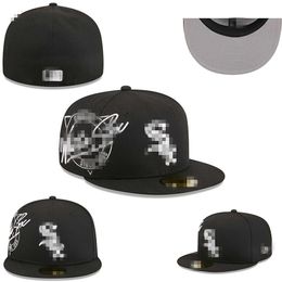 2024Fitted Caps Letter Hip Hop Size Hats Baseball Caps Adult Flat Peak For Men Women Full Closed H2-5.29 F-22