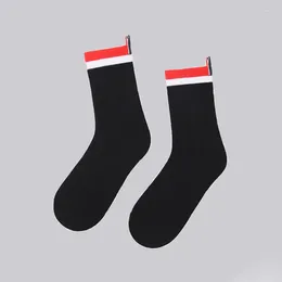 Men's Socks Casual Business Men Cotton Stockings Sexy Black Soft Formal Tube Solid Colour Male Sports Breathable