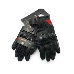 Aagv Gloves Agv Motorcycle Riding Carbon Fiber Cowhide Gloves Equipped with Anti Drop Water Resistant and Wear-resistant Racing Car All Year Round Qx1u