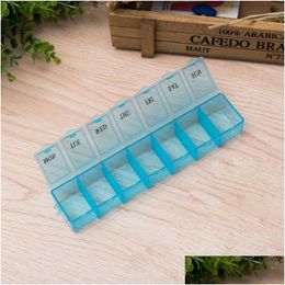Other Health Care Items 7 Days Tablet Box Holder Weekly Storage Organiser Container Case Splitters For Travel Drop Delivery Beauty Dhvrs