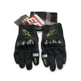 Aagv Gloves Summer Four Seasons Agv Carbon Fibre Riding Heavy Motorcycle Racing Leather Anti Drop Waterproof Comfortable Gloves Wec5