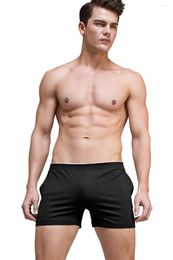 Underpants Men's Modal Shorts Comfortable Home Pants Pyjama Solid Colour