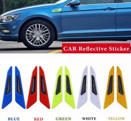 Car Reflective Sticker Warning Strip Tape For Car Truck Bus Waterproof Anticollision Safety Door Reflective Stickers7239297