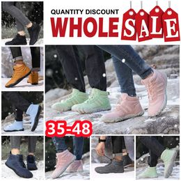 Designer shoes fur sneakers sports Hiking Shoes Ankle Booties High Top Ankle Boots Non-slip Lightweights Soft Mens Women eur 35-48 comfort