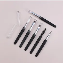 Makeup Brushes Portable Accessories Spiral Tower Shape Eyeliner Brush Tool Eyebrows Eyelashes Lip