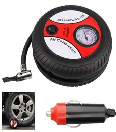 2020 Mini Portable Electric Air Compressor Pump Car Tyre Inflator Pump Tool 12V 260PSI FP9 Shpping4838768