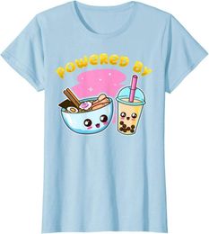 Women039s TShirt 2021 T Shirt Women Kawaii Summer Tops Graphic Tees Fashion Tee Ramen Bubble Tea Boba Japanese Noodles Anime G5143351