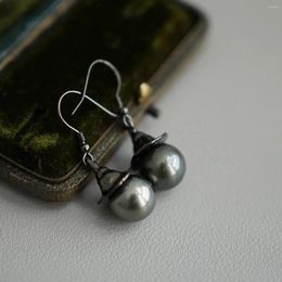 Stud Earrings Witch Hats Pearls Ear Hook Retro Dark Style Niche Design Exquisite Unique Versatile Fashion Accessories Gift For Girl