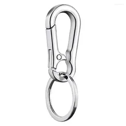 Keychains Stationery Fashion Easy Pull Buckle Retractable Badge Reel Clip Multitool Key Chain Lanyard Ring Carabiner