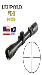 LEUPOLD VX2 27x33 Cross Scope Riflescopes Compact Rangefinder Hunting scopes CrossHair Reticle with 1120mm mount4295438