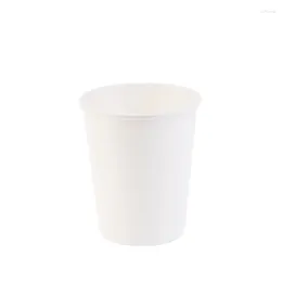 Disposable Cups Straws For Party Paper 6oz Supplies Drinking Cup 180ml 100pcs/pack Coffee Office