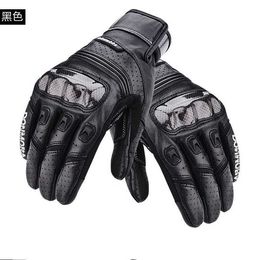 Aagv Gloves Agv Carbon Fibre Riding Gloves Heavy Motorcycle Racing Leather Fall Proof Waterproof Comfortable Men and Women Summer Four Seasons 5syz