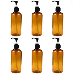 Storage Bottles Clear Glass Pumps Lotion Press Bottle Travel Containers Liquids Sub-packaging