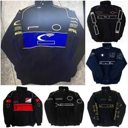 F1 Formula One racing jacket autumn and winter team full embroidered cotton clothing spot sales c6