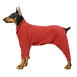 Dog Apparel Fleece Pajamas For Medium Large Dogs Winter Warm Clothes Thermal Overalls Pullover Outfits Jumpsuits