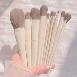 Makeup Brushes 10Pcs Soft Fluffy Set For Cosmetics Foundation Blush Powder Eyeshadow Kabuki Blending Brush Beauty Tool