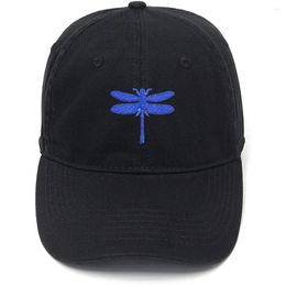 Ball Caps Lyprerazy Men's Baseball Cap Dragonfly Embroidery Hat Cotton Embroidered Casual