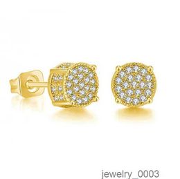 Mens Hip Hop Stud Earrings Jewellery New Fashion Gold Silver Simulated CZ A variety of Styles Diamond Earring N28K